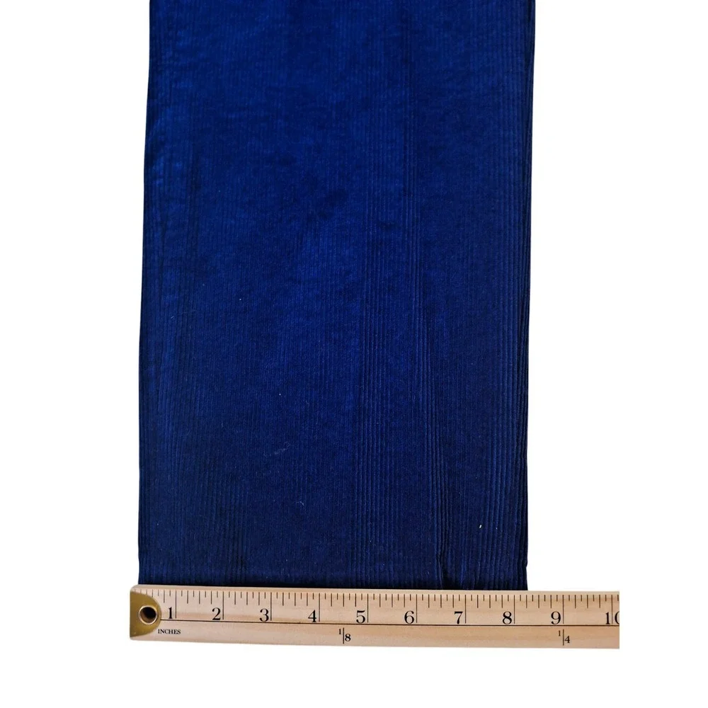 Polo Ralph Lauren Preston Corduroy Pants Men's 34x30*  Blue Flat Front Y2K